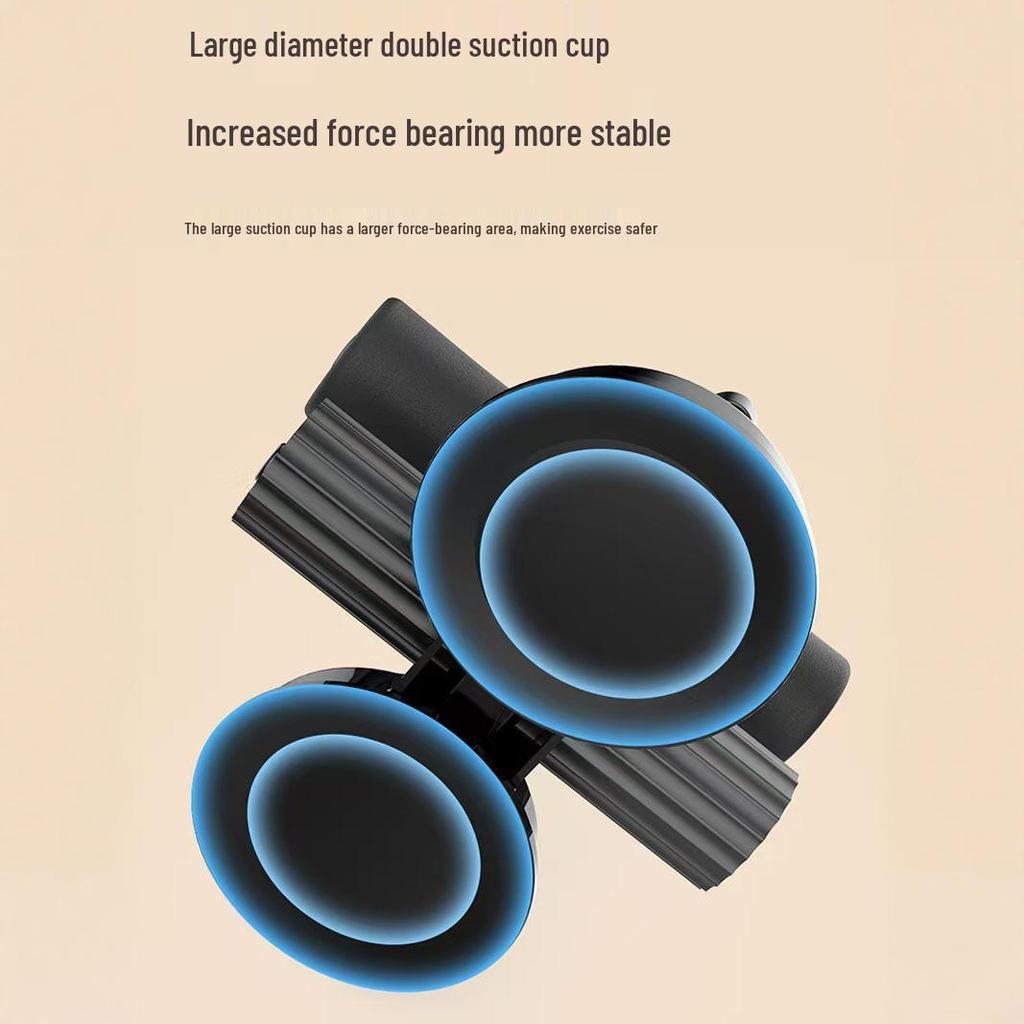 Household Sit-Up Assist Device: Double Suction Cup, Non-Slip, Adjustable with Pull Rope for Abdominal Exercise and Fitness