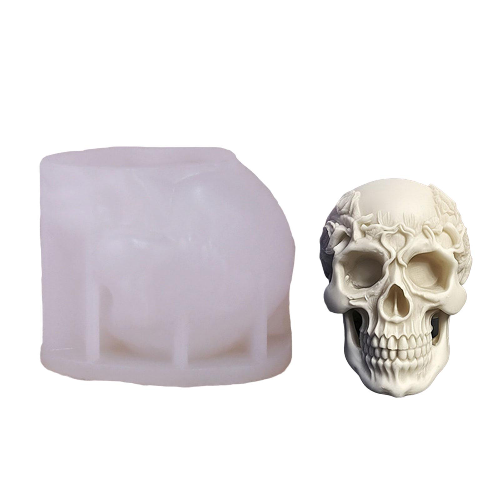 

Формы для свечей в виде черепа на Хэллоуин для декоративных свечей из гипса своими руками. Украшения для дома. Формы для свечей в виде черепа на Хэллоуин. E