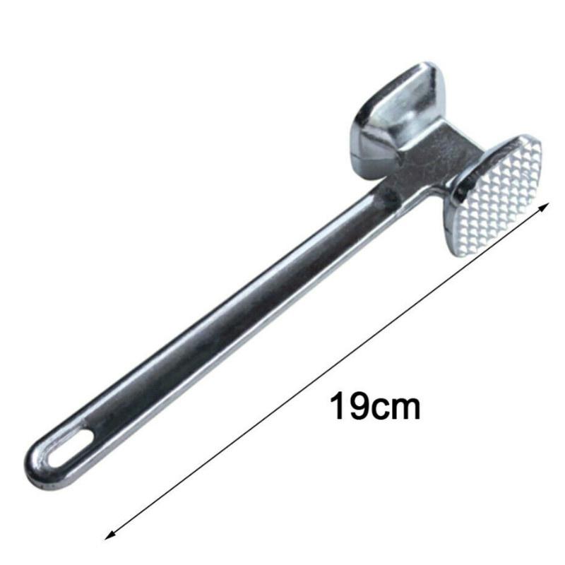 1PC Zinc Alloy Meat Tenderizer Hammer Mallet Tool for Pounding Beef Steak Chicken Pork Meat Hammer Kitchen Tool 4