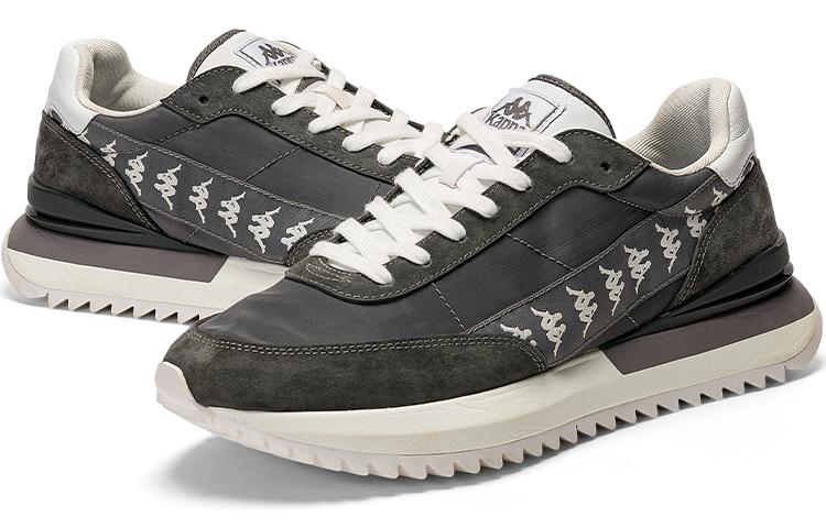 Men's Sneakers Kappa Low top Running Shoes Unisex Contour Gray Black