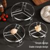 Round Stainless Steel Kitchen Wok Steamer Basket, Pot Stand & Heat Insulation Holder