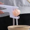 Plastový oddělovač vajec Bílý rozbíječ vajec Kreativní kuchyňský gadget Pro rozbíjení vajec