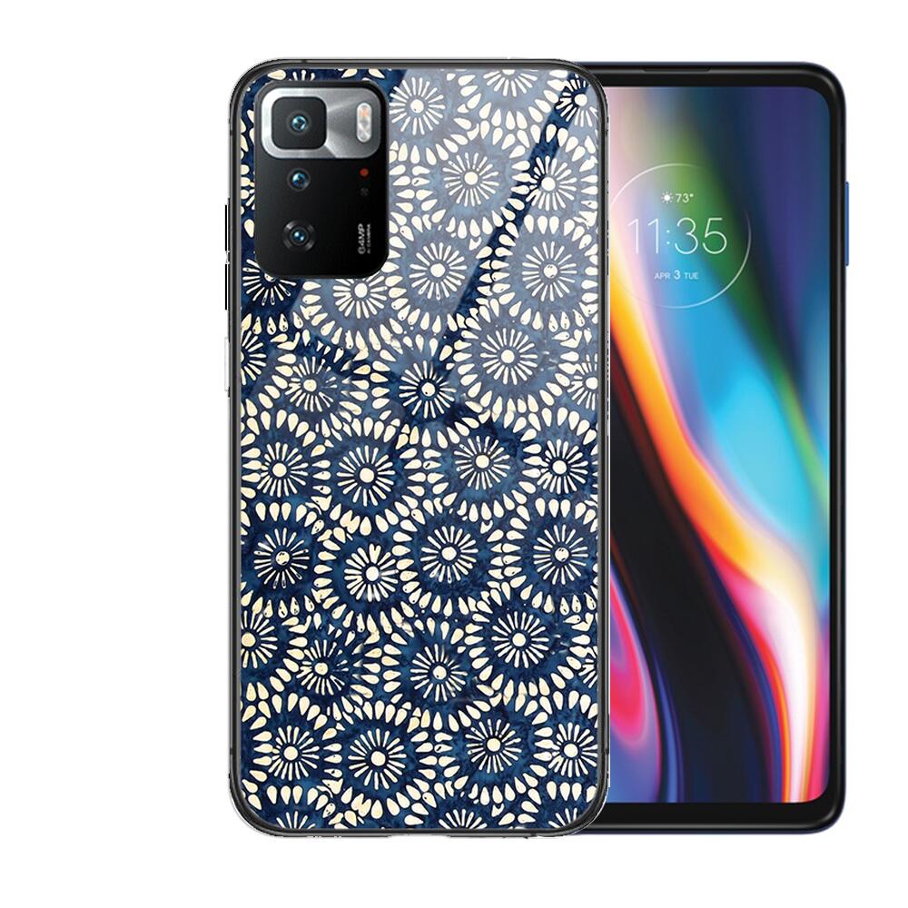 Art Flowers Banana Leaf Tempered Glass shell Phone Case For XiaoMi Redmi Note 10 9S 8 7 6 5 A 10t Pro 9T Cover Pre Cases