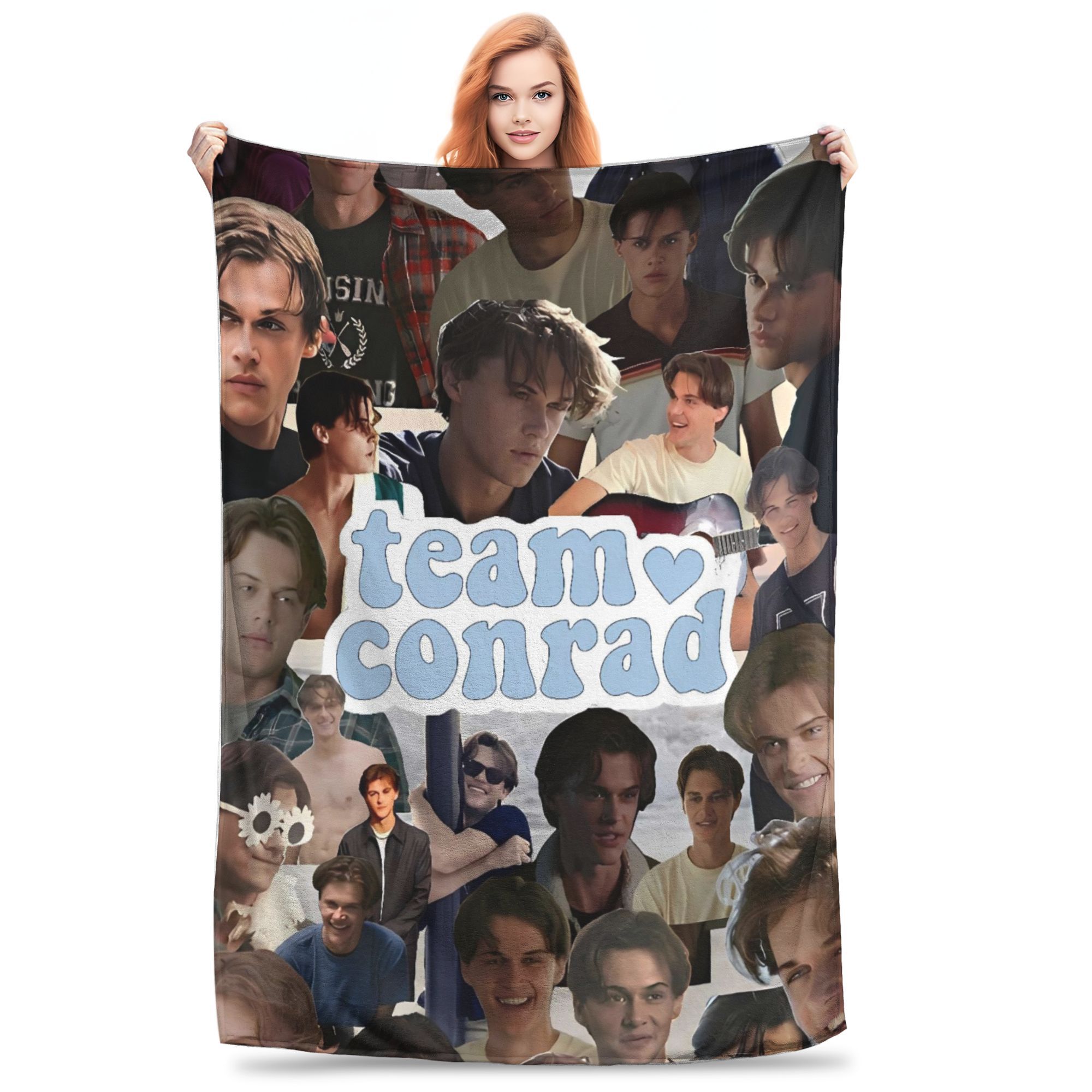 Conrad Fisher The Summer I Turned Pretty Blanket Quality Super Soft Throw Blanket Autumn Kids Couch Chair Fashion Bedspread 75x90cm