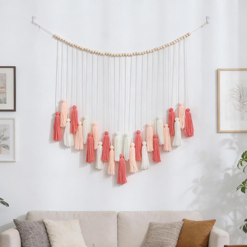 Bohemian Handwoven Tapestry Wall Hanging for Living Room/Bedroom