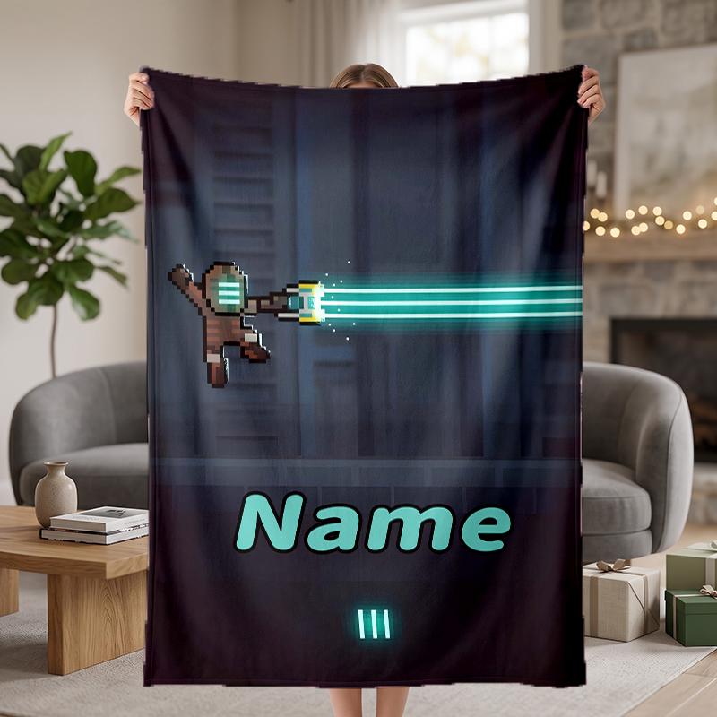 Dead Space Custom Flannel Blankets Soft Warm Cozy Throws for Home Decor Holiday Gifts