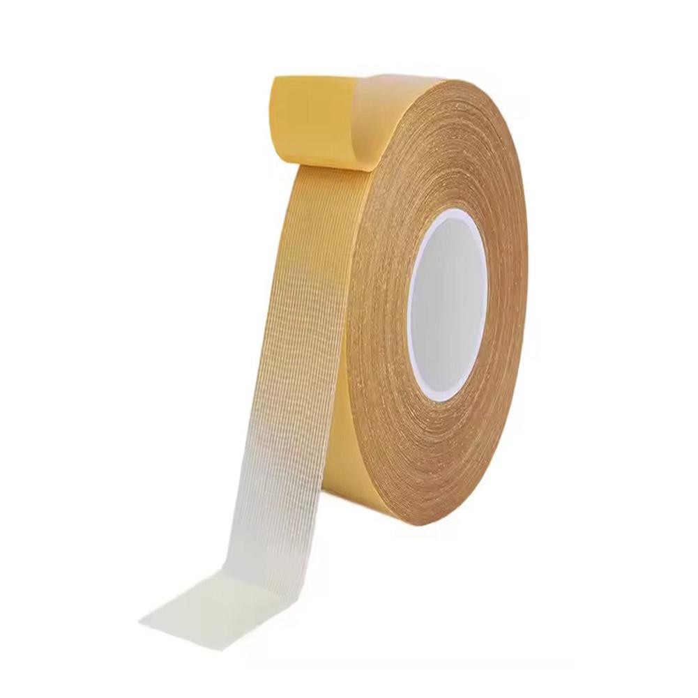 Super Thin Strong Fixation Double Sided Adhesive Tape Heavy Duty Translucent Mesh Waterproof Traceless Powerful Grid Carpet Tape