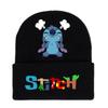 Lilo & Stitch Cartoon Print Knit Wool Hat for Men & Women - Warm Autumn/Winter Beanie