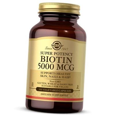 Biotin für Haare, Haut und Nägel, Biotin 5000, 100vegcaps (36313029)