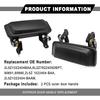 Exterior Door Handle Front Outside Left Driver Door Handle and Right Passenger Side Door Handle Replaces 2L5Z1022404BAA Compatible with Fo-rd Ranger