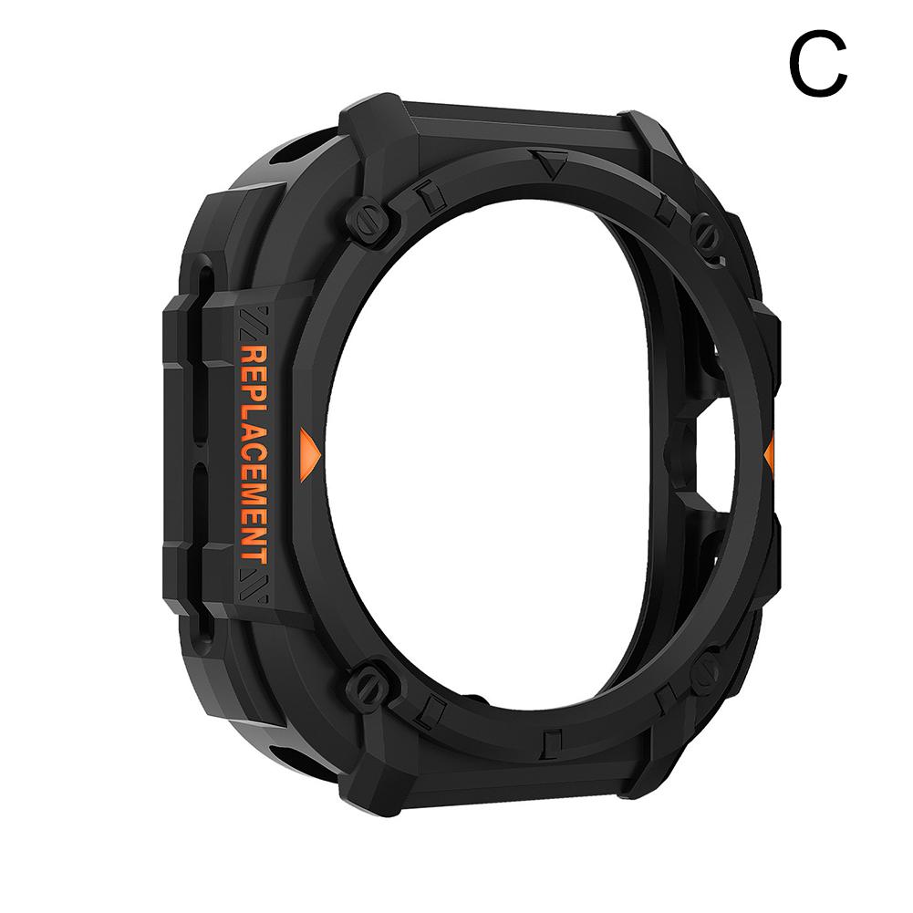 PC Case+Strap For Samsung Galaxy Watch 7 Ultra 47mm Silicone Band Bracelet Protector Cover Bumper For Galaxy Watch (NO Film)