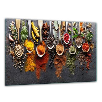 TEMPERED GLASS CUTTING BOARD 30x22 SPICES