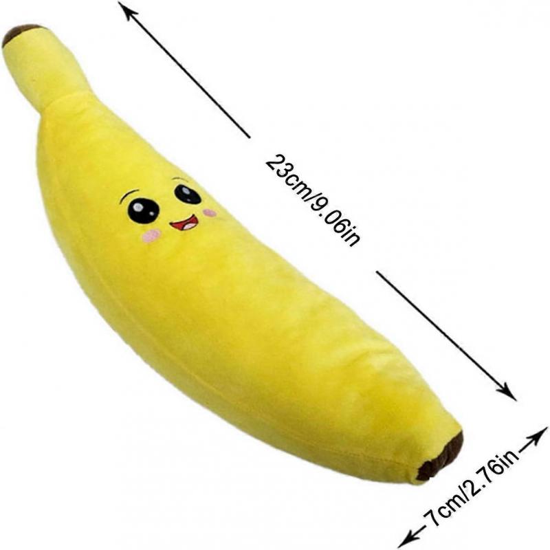 Dog Banana Toy - Plush for Puppies - Soft and Safe Interactive Gymnastics Toy for Dogs - Fun and Durable Anti-Boredom Plaything
