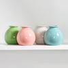 7cm Small Ceramic Base Ins Simple Japanese Home Living Room Porch Decoration Vase White Pink Purple Blue Dry Flower Hydroponics