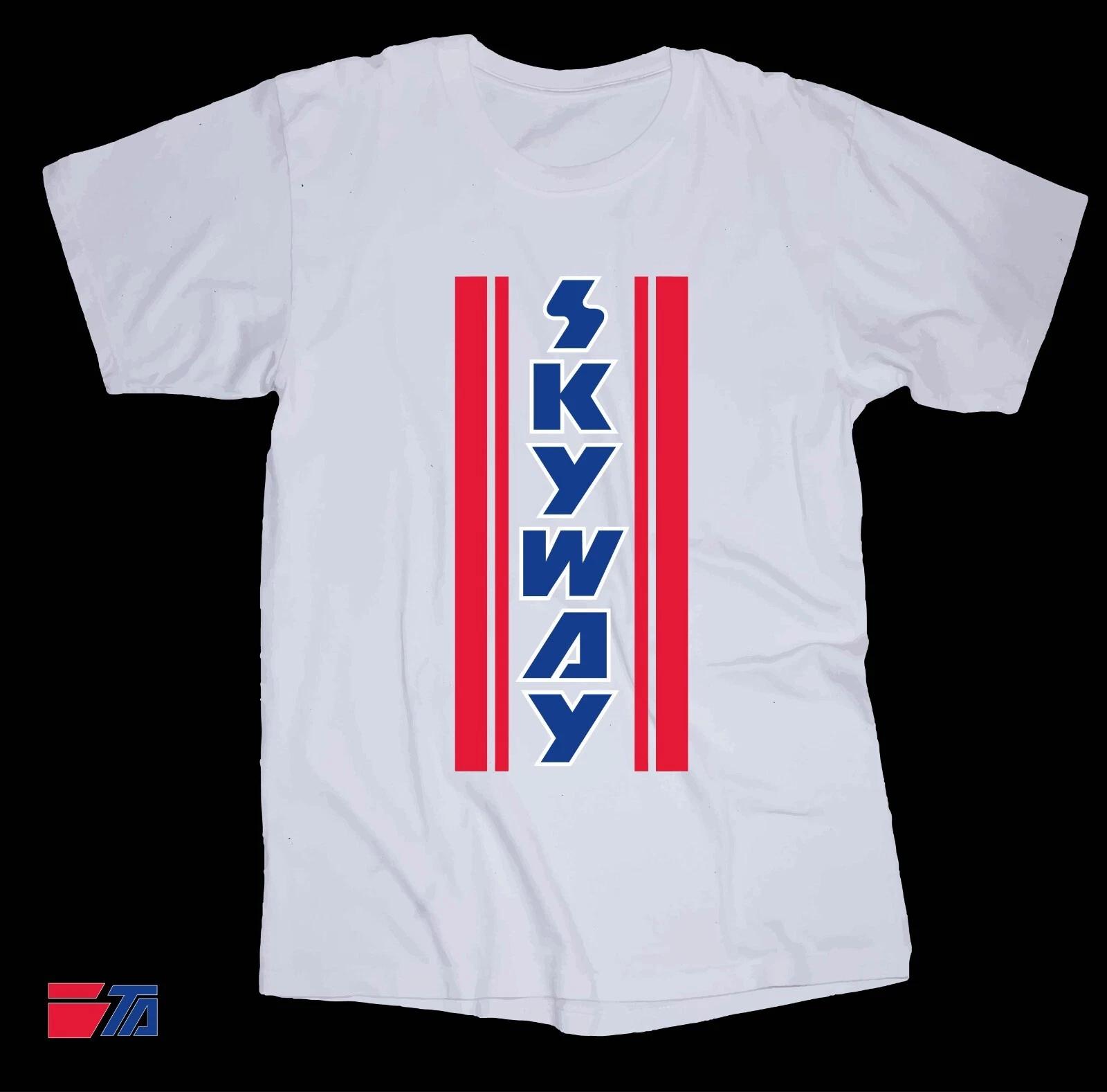 SKYWAY BMX Logo white T-shirt Freestyle 80s BMX Racing Tuff Wheels XL