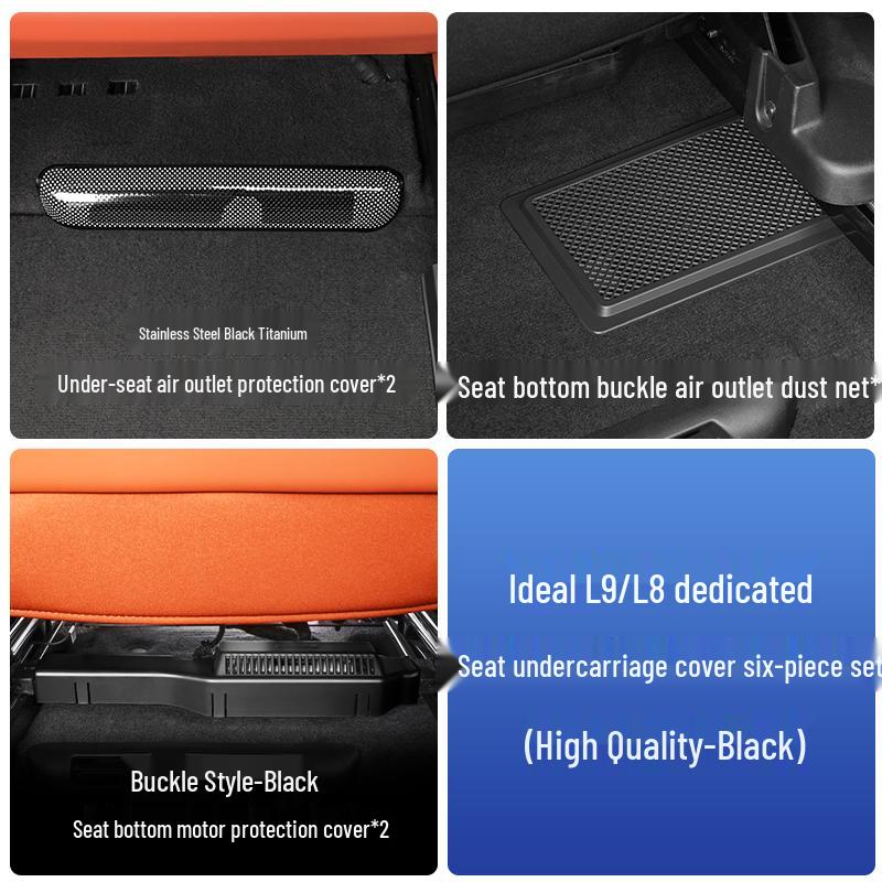 Rear Row Air Outlet Dustproof Net for Ideal L6-L9 Seats - Decorative Protective Cover