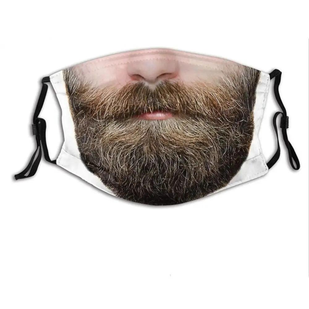 3D Three-dimensional Mask Personality Creative Social Funny Imitation Facial Expression Dance Cotton Printed Mask