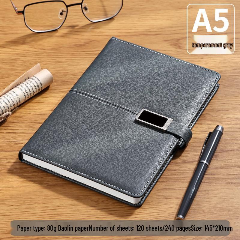 Customizable High-Value A5 Business Notebook Gift Set with Logo Printing