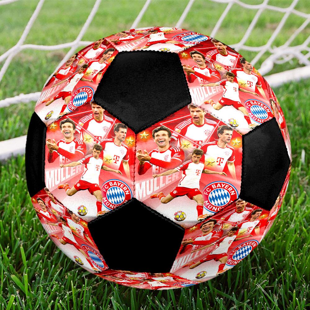 1pc FC Bayern Munich Soccer Ball Size 5 Indoor Soccer Ball Fashion Colorful Backyard Game - Great For Sports Fans Gift HE41