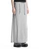 Teulimingbeodeu Lace-Up Eyelet Set-Up Skirt [ Melange Gray ]