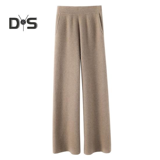 Dámské Kalhoty Elastické Vysoký pas Volný Široká noha Jednobarevné Rovné Jednoduchý styl Ležérní Kapsy Tenké Měkké Prodyšné Dámské Kalhoty po celé délce