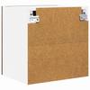 Wall Mounted Cabinet with Door 2 Pcs Smoked Oak 40 X 31 X 40 Cm