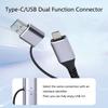 Plugs And Play USB C To RJ45 Converters Cable Supports Gigabit Ethernet Speeds PVC Braideds Construction For Multiple Device Compatibility