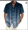 Spring and summer new fashion men's clothing men's short-sleeved shirt top cardigan source factory quick-drying short sleeves