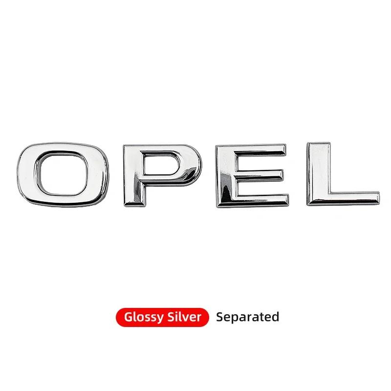 Lettere 3D ABS Emblema Distintivo Posteriore per Bagagliaio Auto Accessori Per Opel Insignia Astra J F Antara Meriva Zafira H G Corsa Vectra OPC
