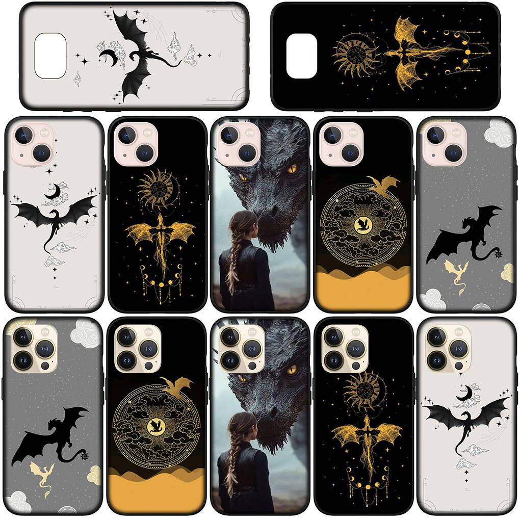 Phone Case for iPhone 17 16 15 Xiaomi Poco F8 F7 X7 X6 M8 C85 C75 C71 Redmi Note 14 13 11 12 Pro Max A4 A3 14C 13C 15C Silicone Book Fourth Wing Cover