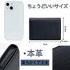 RenLianyi Business Card Holder for Men and Women, Popular Genuine Leather Business Card Case, Large Capacity, Holds 50 Cards, Stylish, Card Slots,