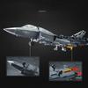 689pcs Military Series J-35 Carrier-based Fighter Jet Building Blocks Children's Toys
