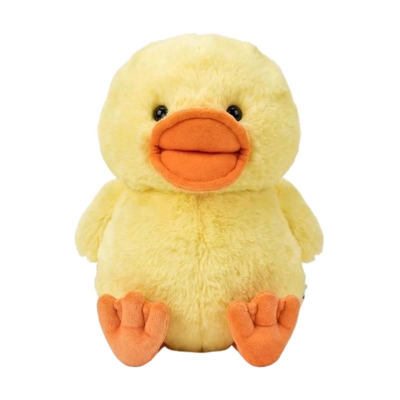 Cute Yellow Duck Plush Toy Doll with Simulated Call