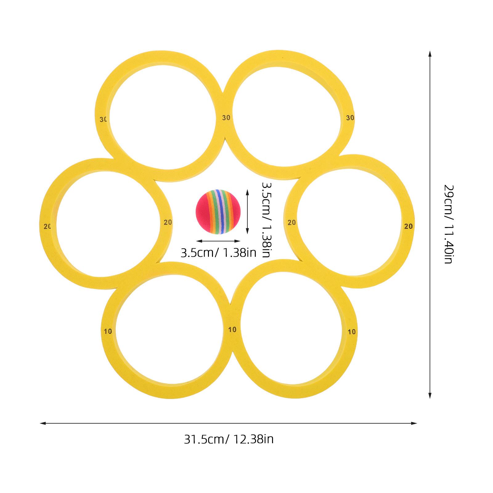 1Set Floating Pool Throwing Game Eva Water Sports Score Marked Rings Outdoor Ring Toss Family Pool Games Teens