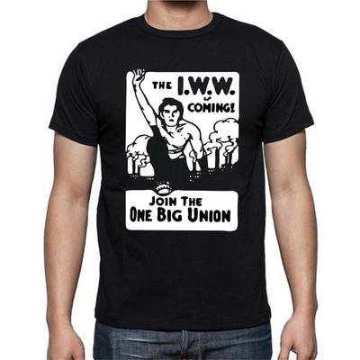 One Big Union Industrial Workers Of The World IWW T Shirt Tee