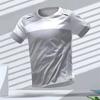 Gym Summer Quick Dry Breathable Men's T Shirt Outdoor Run Fitness Sports Short Sleeve Casual O-neck Men Gym Sportswear T-shirt