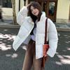 Short Down Cotton Jacket Women's Winter 2025 New Korean Version of Loose Stand-up Collar Thickened Bread Jacket