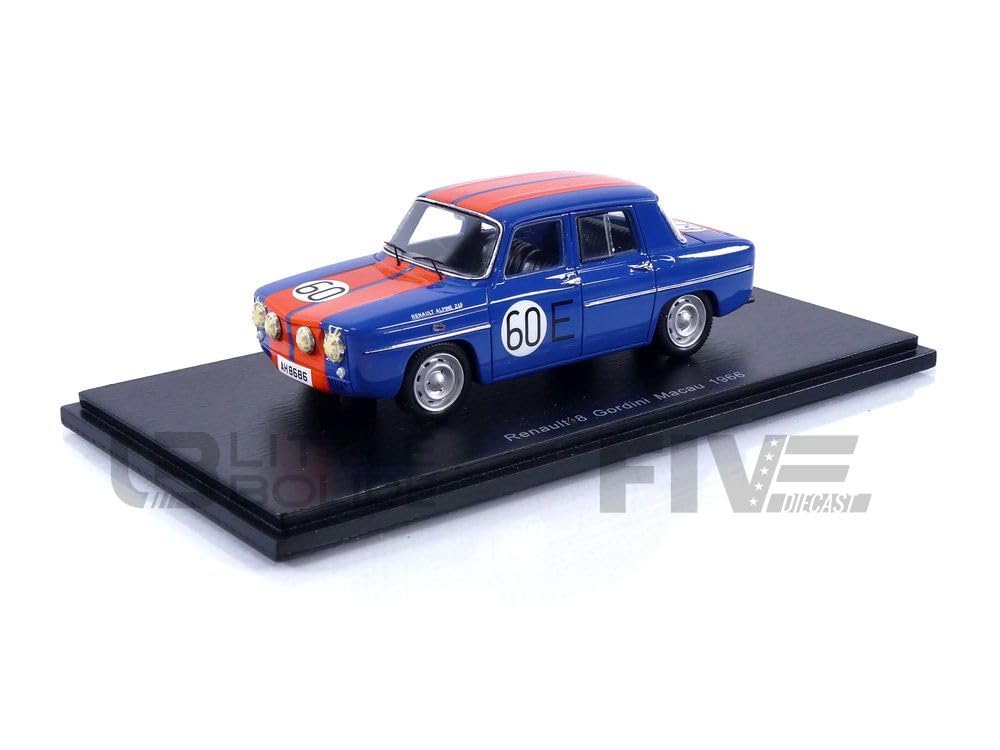Spark Renault 8 Gordini Macau 1966 Bianchi 1/43 1300#60 M.