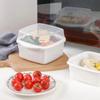 Mehrschichtige Mikrowellen-Dampfgarbox mit Deckel Kunststoff Küchen-Dampfgarer Hitzebeständige Gemüse-Lunchbox