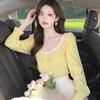 French Inspired Ladies Shirt With 3d Effect And Ruffle Sleeves For Spring
