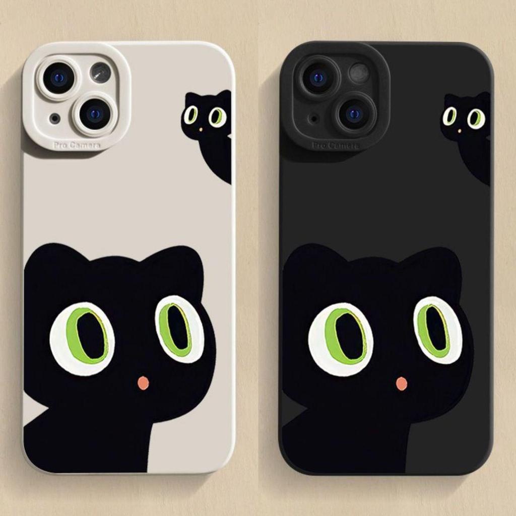 Black Cat Anti-Drop Phone Case for iPhone 8/XR/12/13/14Promax