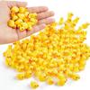 100pcs Yellow Tiny Duck Resin Miniature Figures New Mini Resin Ducks