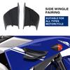 Winglet lateral de carenagem de motocicleta, asa aerodinâmica, spoiler defletor para yamaha yzf r1 r1m r7 r6 r3 r125 fz6r tzr50 fz1 fazer