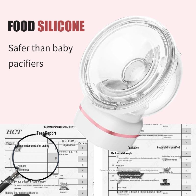 Silent Painless Smart Wearable Breast Pump with Large Suction & Massage