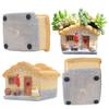 Farmhouse Succulent Pot Bonsai Container Decorative Succulent Planter Resin Garden Plant Pot for Herb Cactus Succulent