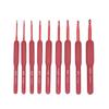 1 set/9 pcs Soft Grip DIY Ergonomic Handle Knitting Needles Craft Tools Crochet Hooks Weave Yarn