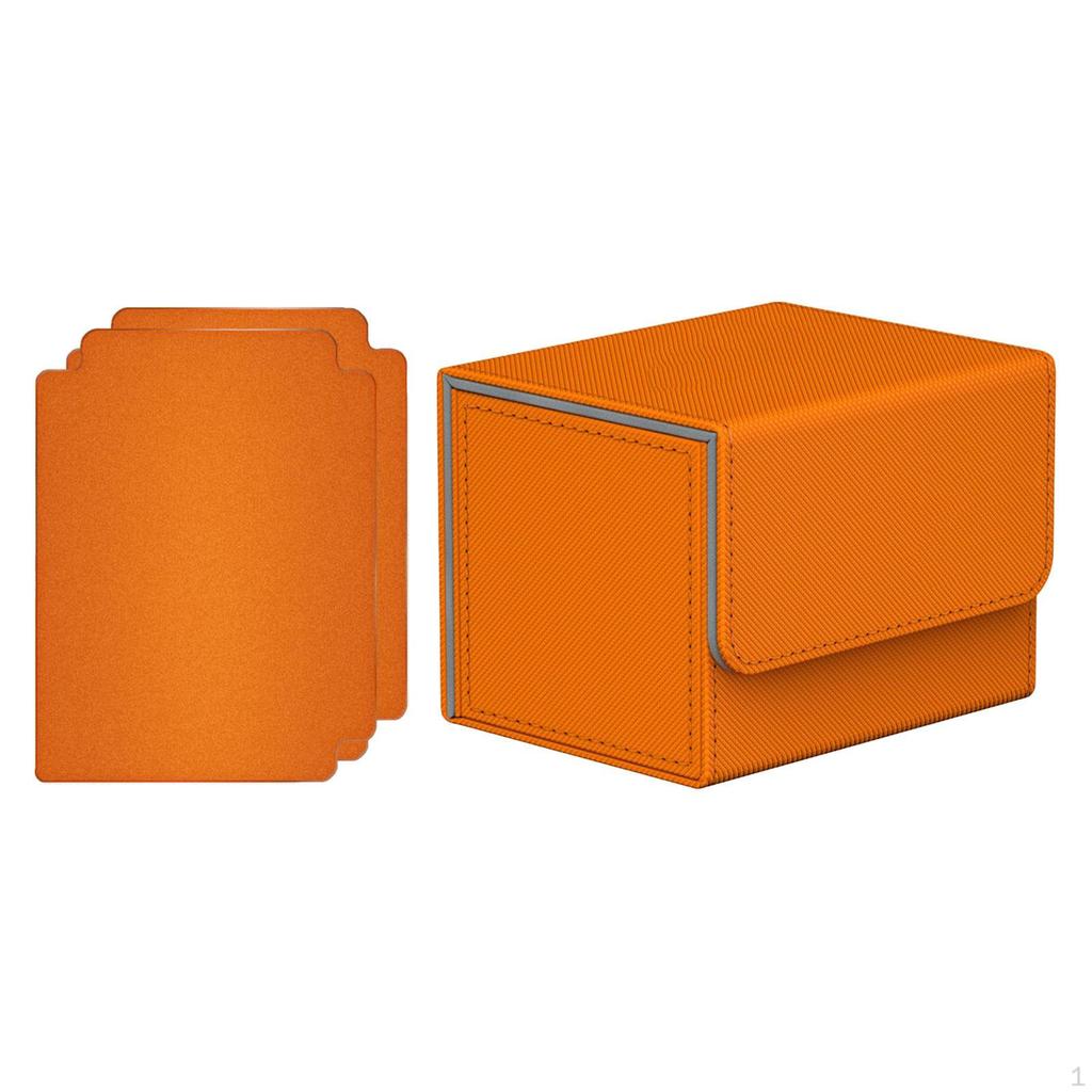 Card Deck Box PU Leather Organizer Protector Holder