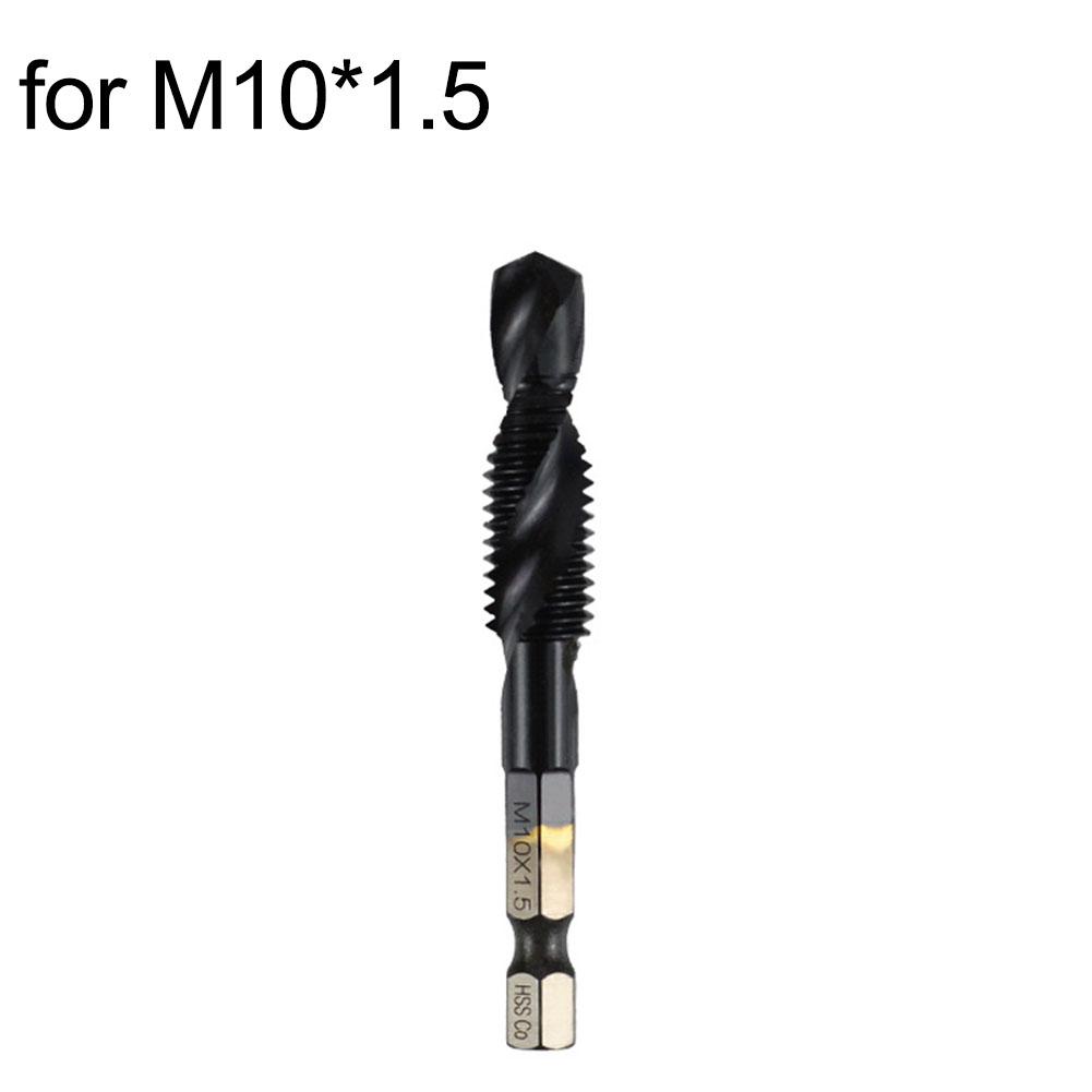 1pc High-Speed Steel Composite Tap For Wood Drilling 1/4inch Shank Composite Tap For M3-M10