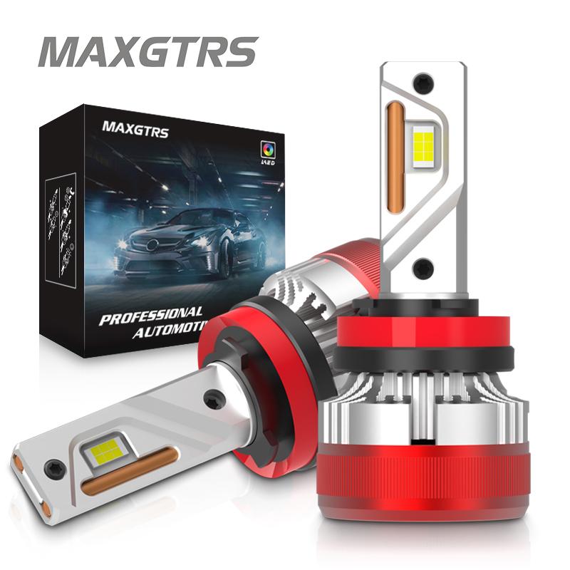 

MAXGTRS 2x 55W LED H8 H11 H4 Hi/Lo Beam H7 9005 9006 HB3 HB4 9012 20000Lm Car Headlight Bulb CSP Chip 3000K Lamp DRL Gold H1