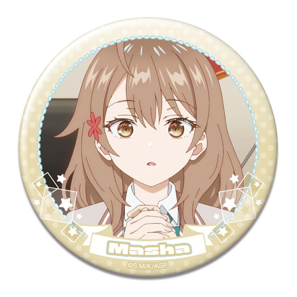 TV Anime Sometimes Whispers In Can Badge Masha A "My Neighbor, Arya, Russian" KBAN-R004-m21
